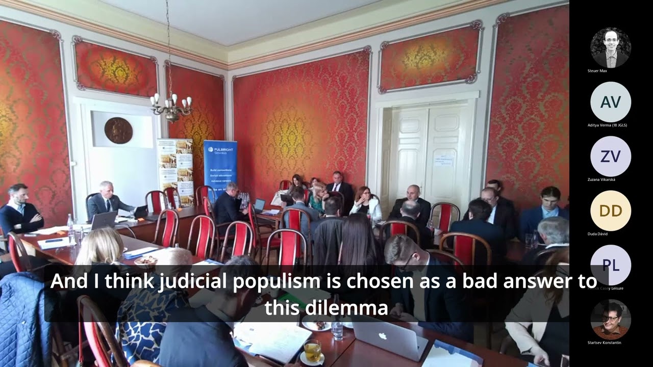 Towards Democratic Judiciaries (2023), Session 1  Highlights (The roles of judges in a democracy)