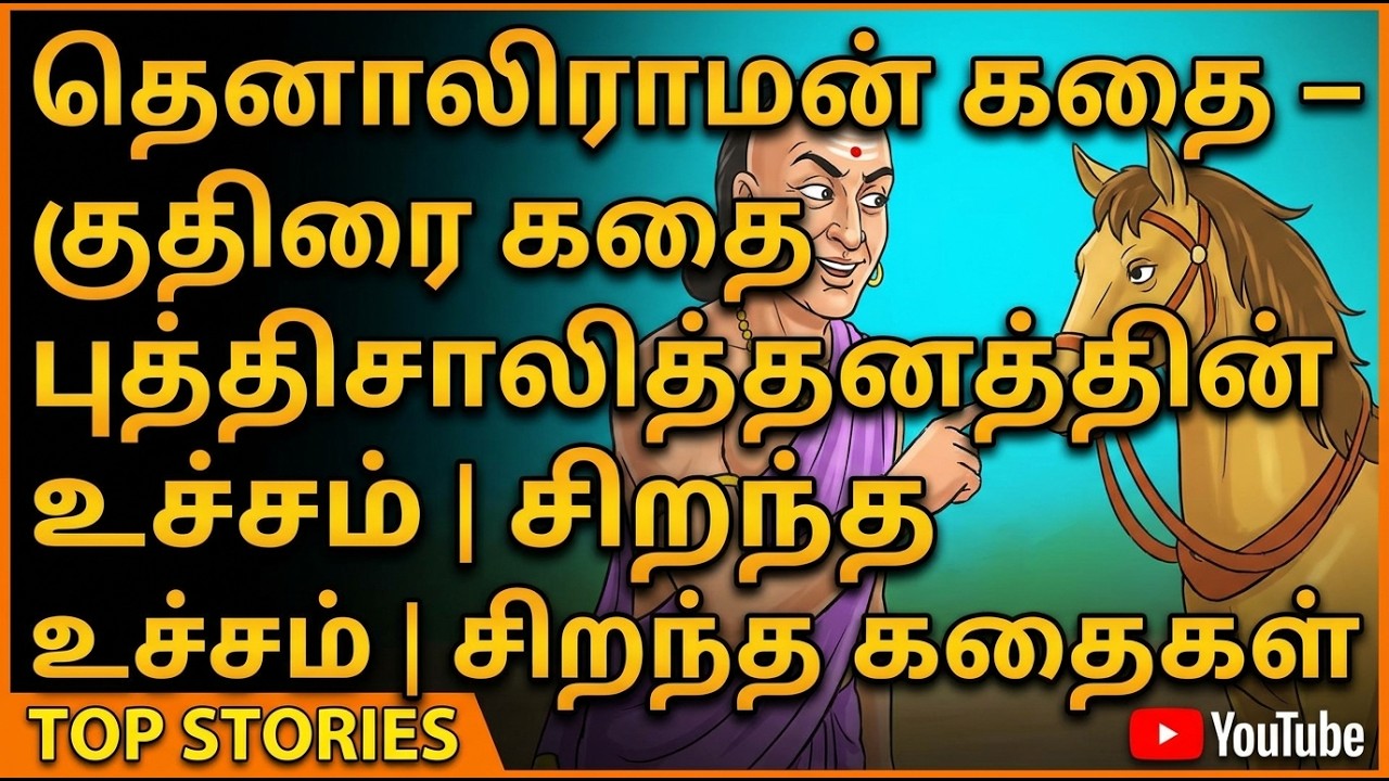 தெனாலிராமன் நகைச்சுவை கதை | அறிவுக்கூர்மை நிறைந்த கதை | Tenali Raman Story 
