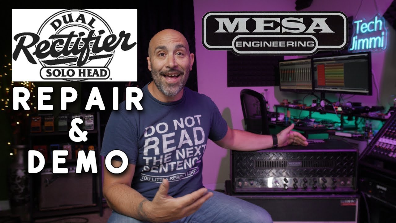 Mesa/Boogie Dual Rectifier Repair: From Cold Solder Joint to Metal CHUGS!