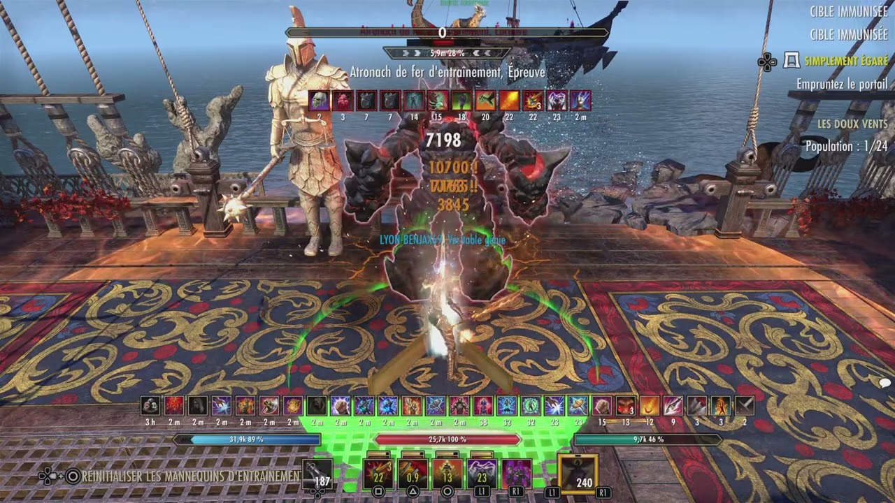 Eso 94K+ Zen kosh encratis  Dragon Night magicka DPS SUPPORT parse PVE console U39
