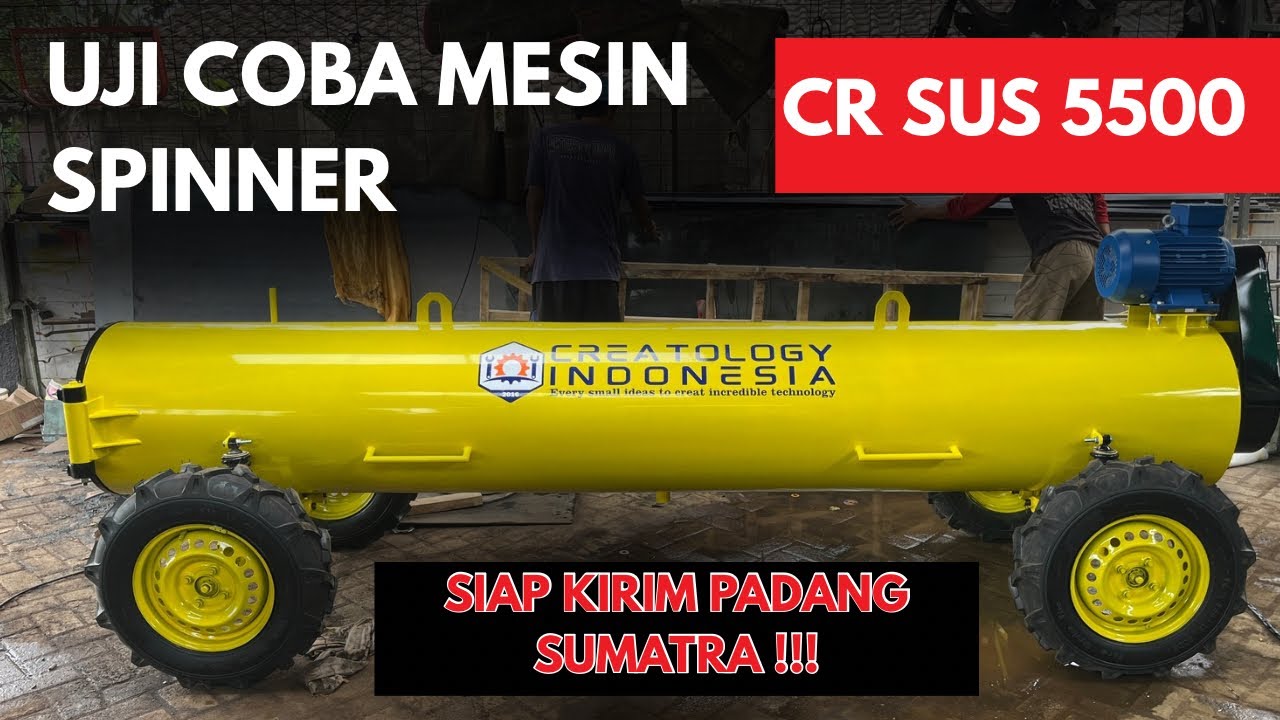 REVIEW MESIN SPINNER KARPET TYPE CR 5500 PESANAN DARI PADANG SUMATRA !!! 