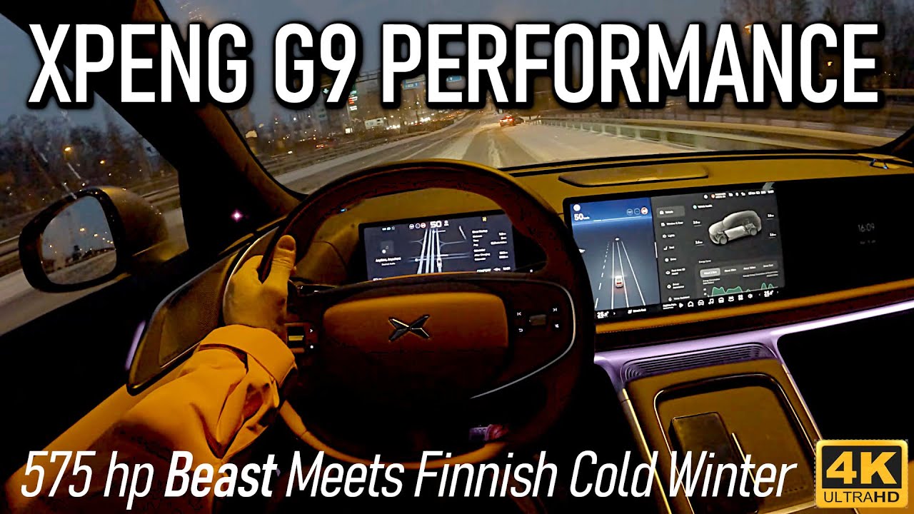 575 hp Xpeng G9 Performance Meets Finnish Cold Winter (2026)
