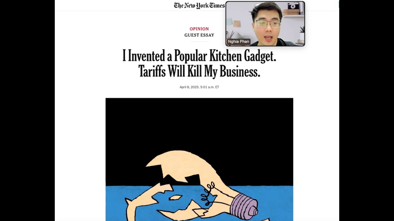 [Báo NYTimes] Số 110: I Invented a Popular Kitchen Gadget. Tariffs Will Kill My Business.