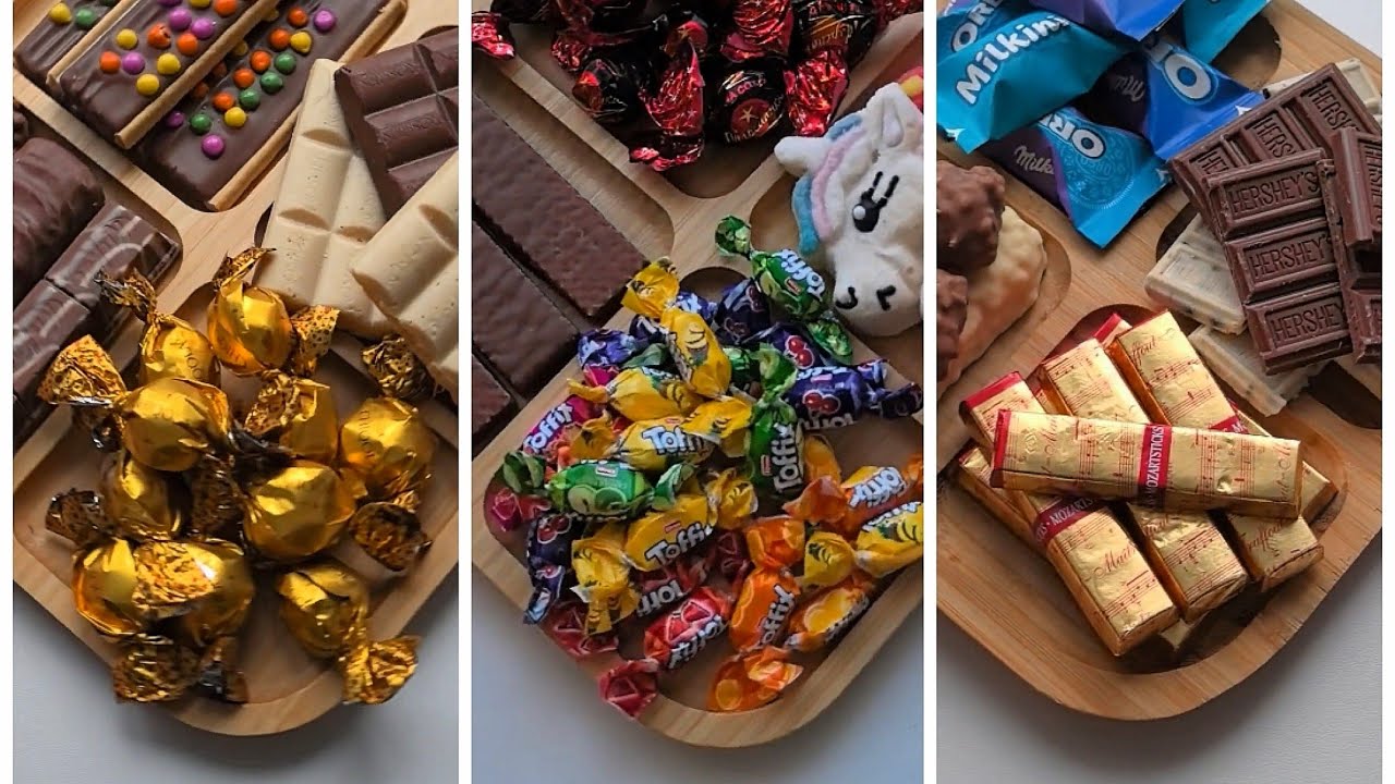 Filling Platter With Sweets Asmr