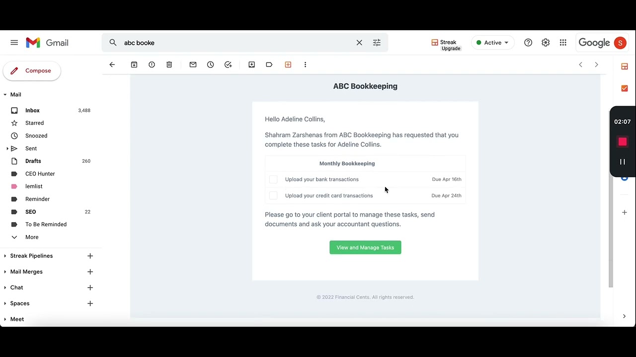 Client Tasks - Automate client data collection & save 10+ hours a week