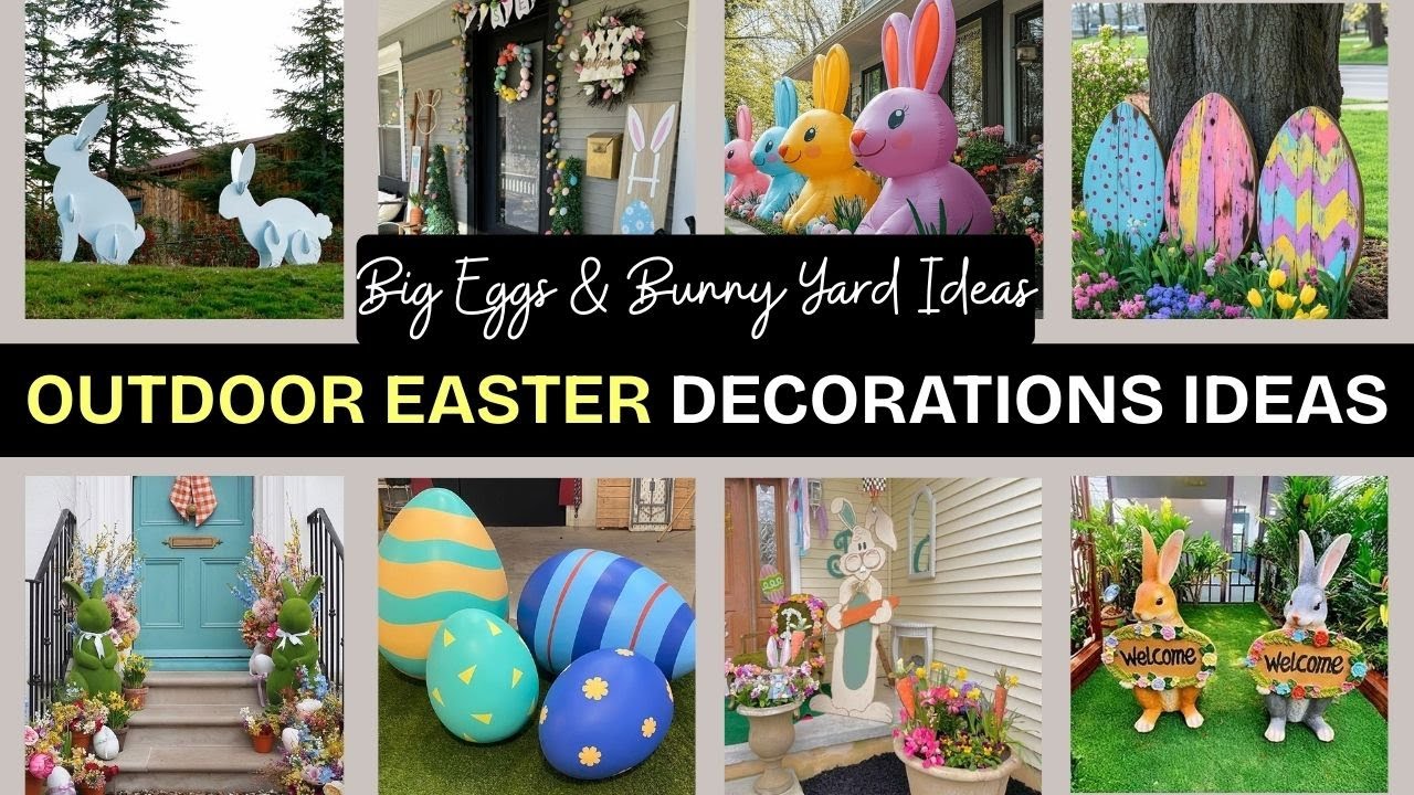 99+ Best Outdoor Easter Decorations Ideas for 2026 | Front Porch & Yard Inspiration