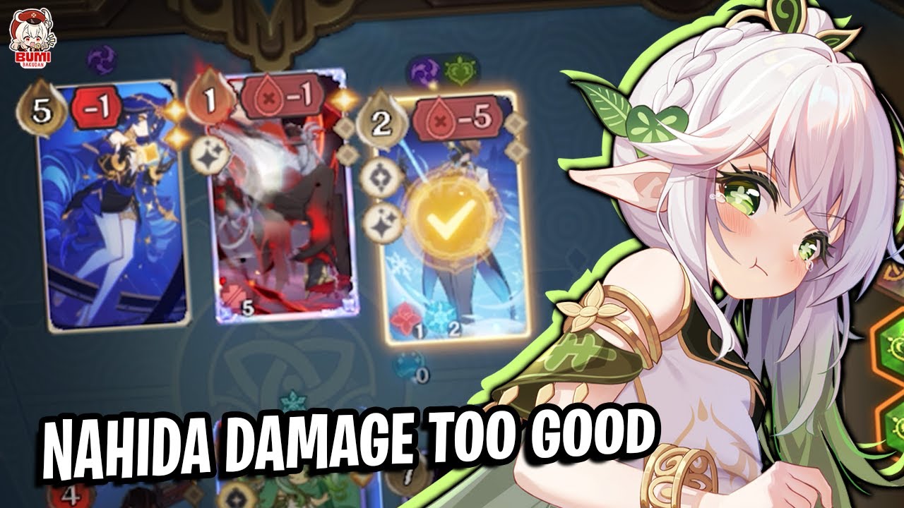IMPRESSIVE! Nahida Quicken Deals So Much DMG | Genshin TCG