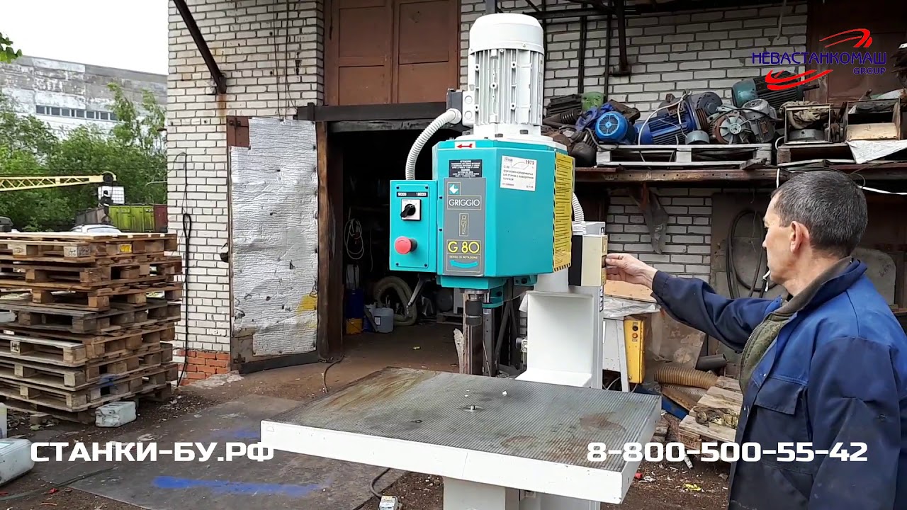 Станок фрезерно-копировальный Griggio G-80 после ремонта в Компании НЕВАСТАНКОМАШ