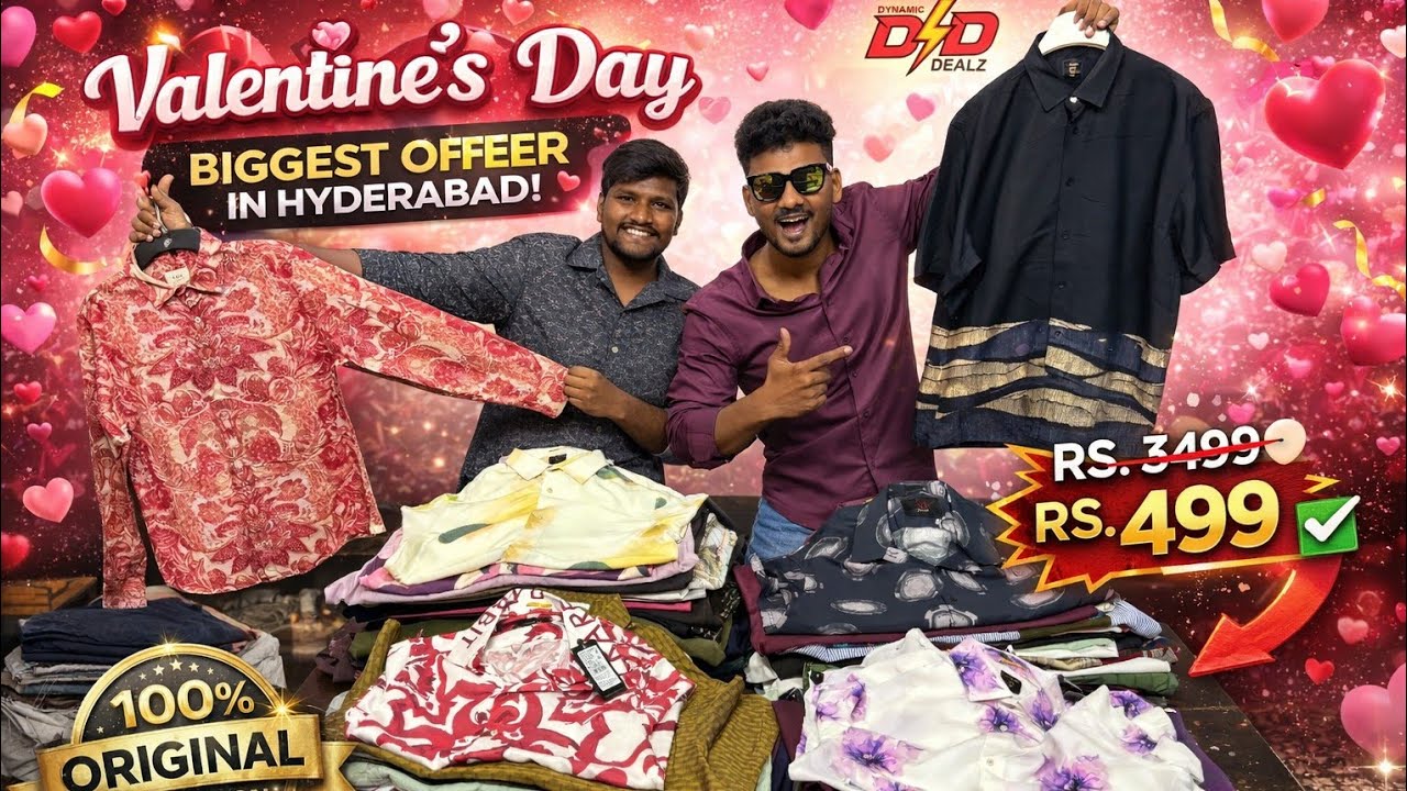 Valentine’s Day 2026 Branded Clothes in Hyderabad | US Polo & Levi’s Up to 60% OFF| Dynamic Deals