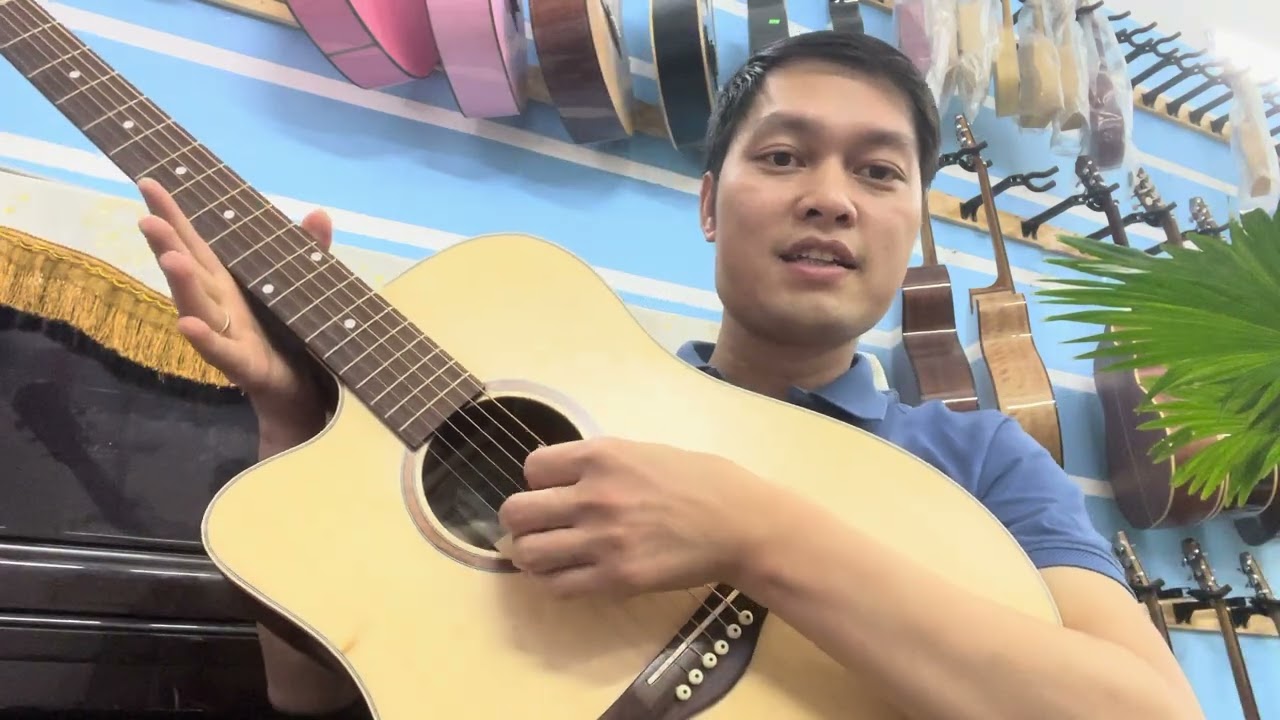 Guitar isaac02D Fullsolid, chưa đến 2 triệu ạ 