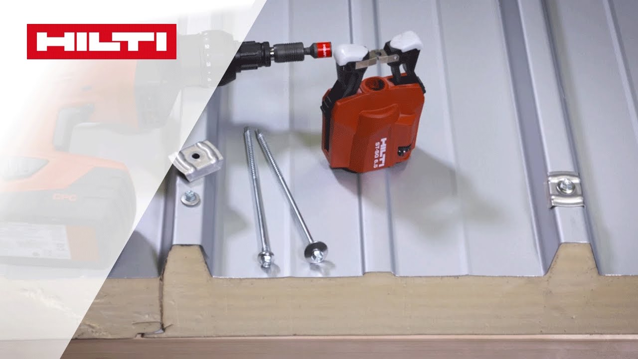 ANLEITUNG zur Hilti S-CDW 1 S Montage von Sandwichelementen auf Holz