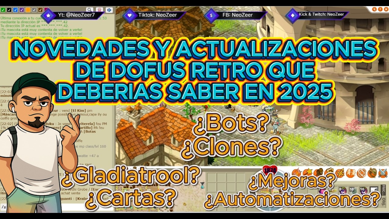 Actual&iacute;zate vejestorio: Cambios y novedades en Dofus Retro 2026