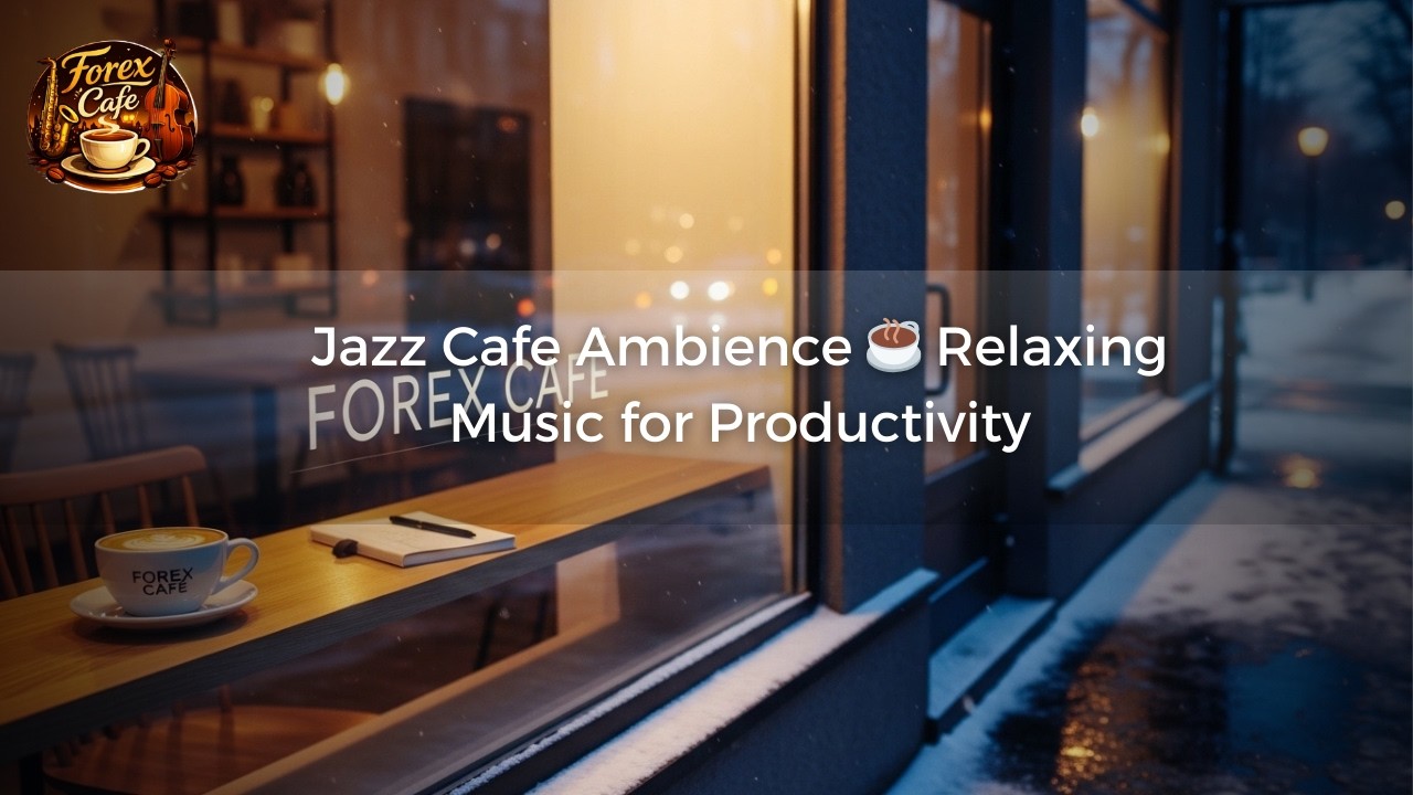 Jazz Cafe Ambience ☕ Relaxing Music for Productivity