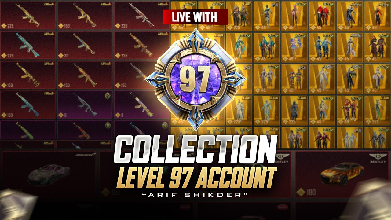 Live With Collection Level 97  Account | Arif Shikder