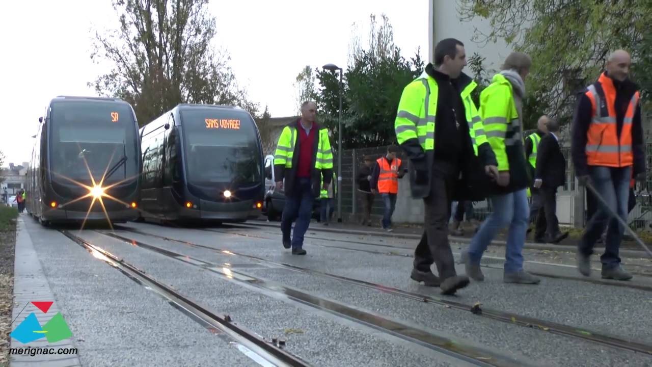 Premiers essais du tramway sur l'extention de la ligne A