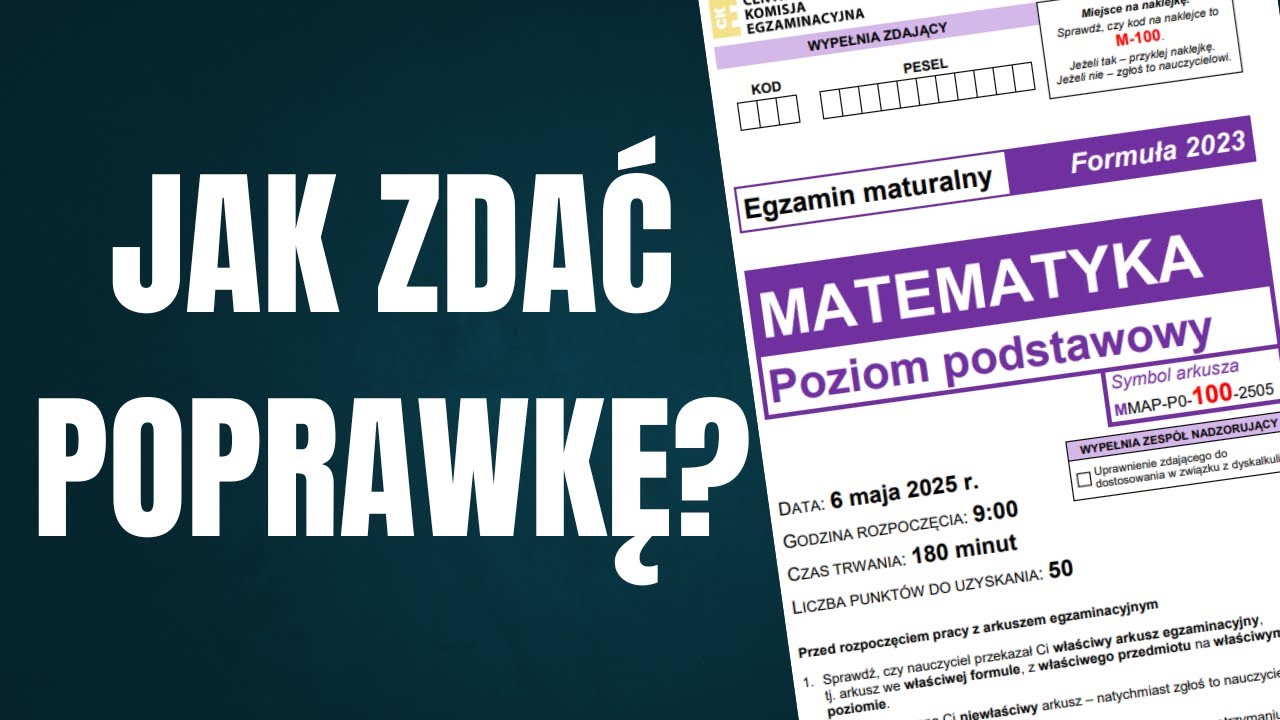 Ostatnia powtórka przed  maturą poprawkową - ODPRAWA