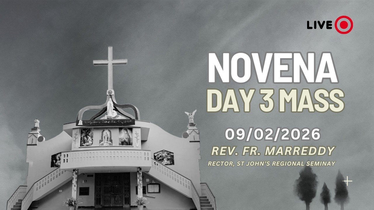 Novena day 3 mass | Rev. Fr. Marreddy Rector, St. John's Regional seminary