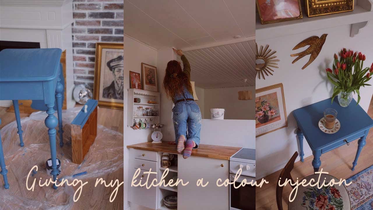 Giving my kitchen a colour injection | The boho vintage way