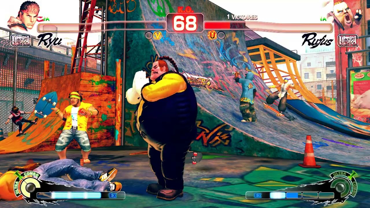 USF4 Stage Mod 2 Floors Half Pipe v1