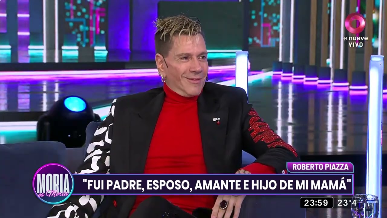 Roberto Piazza con Moria Casan