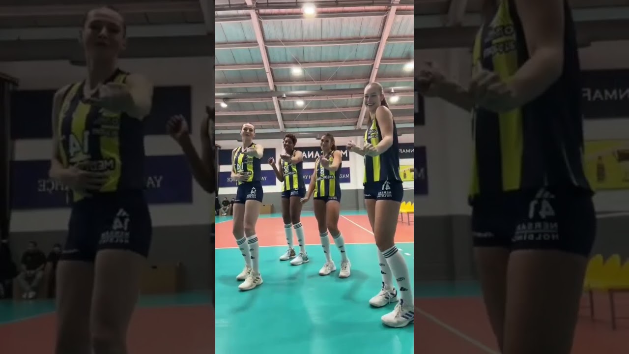 Alessia Orro, Eda Erdem, Ana Cristina &Liza 💃🏻💃🏻 #tiktok  #dance  #volleyball  #fenerbah&ccedil;e #dans