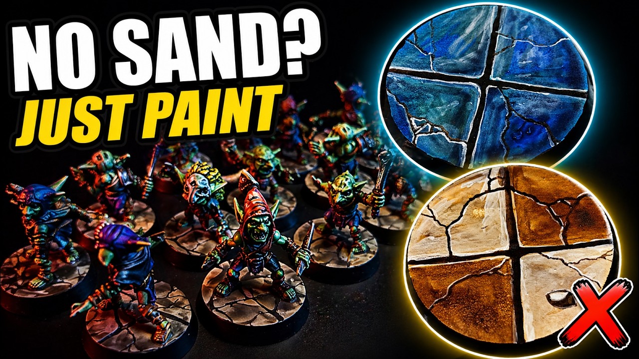 How to paint BASES for Heroquest and Warhammer Quest