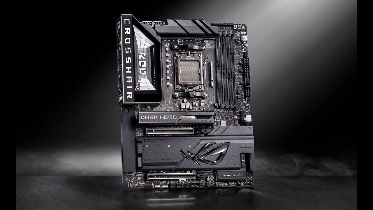 The ASUS ROG Crosshair X870E Dark Hero ATX Motherboard Unboxing