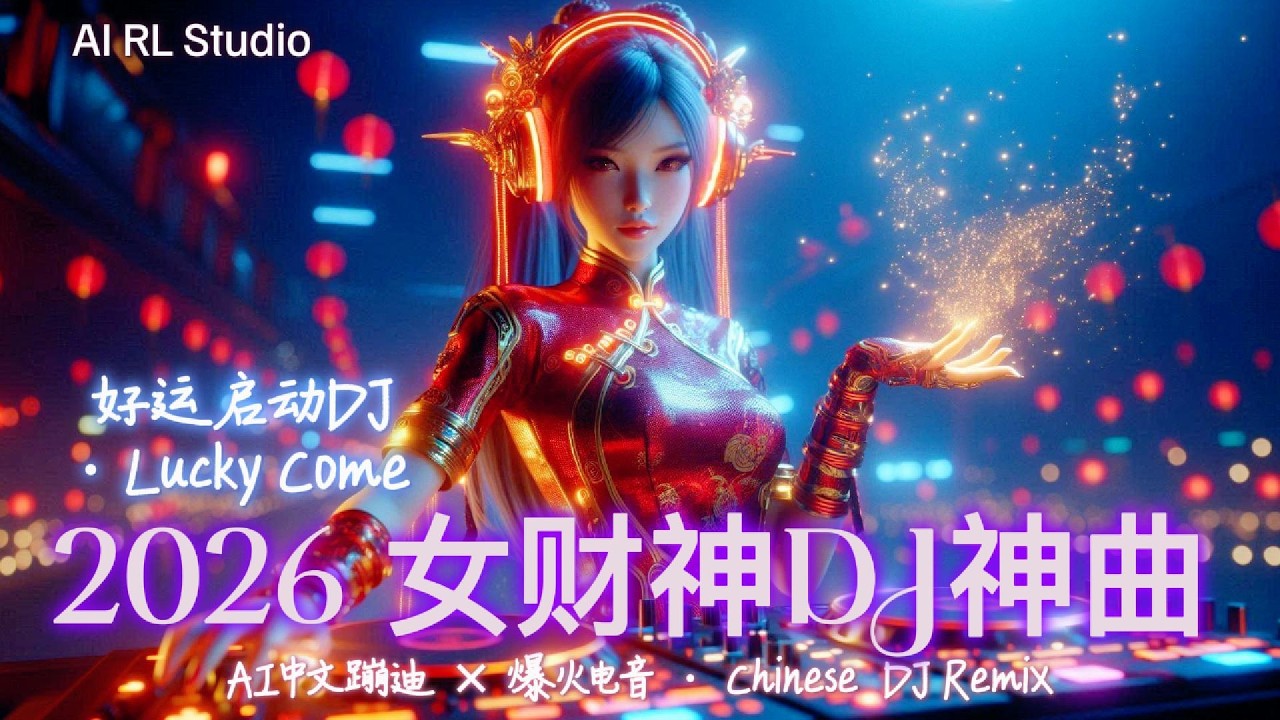 2026 女财神重低音DJ神曲🔥《好运启动 🧧 Lucky Come 》爆火马年！| 中文蹦迪DJ串烧 | 夜店洗脑神曲 | Chinese EDM Remix