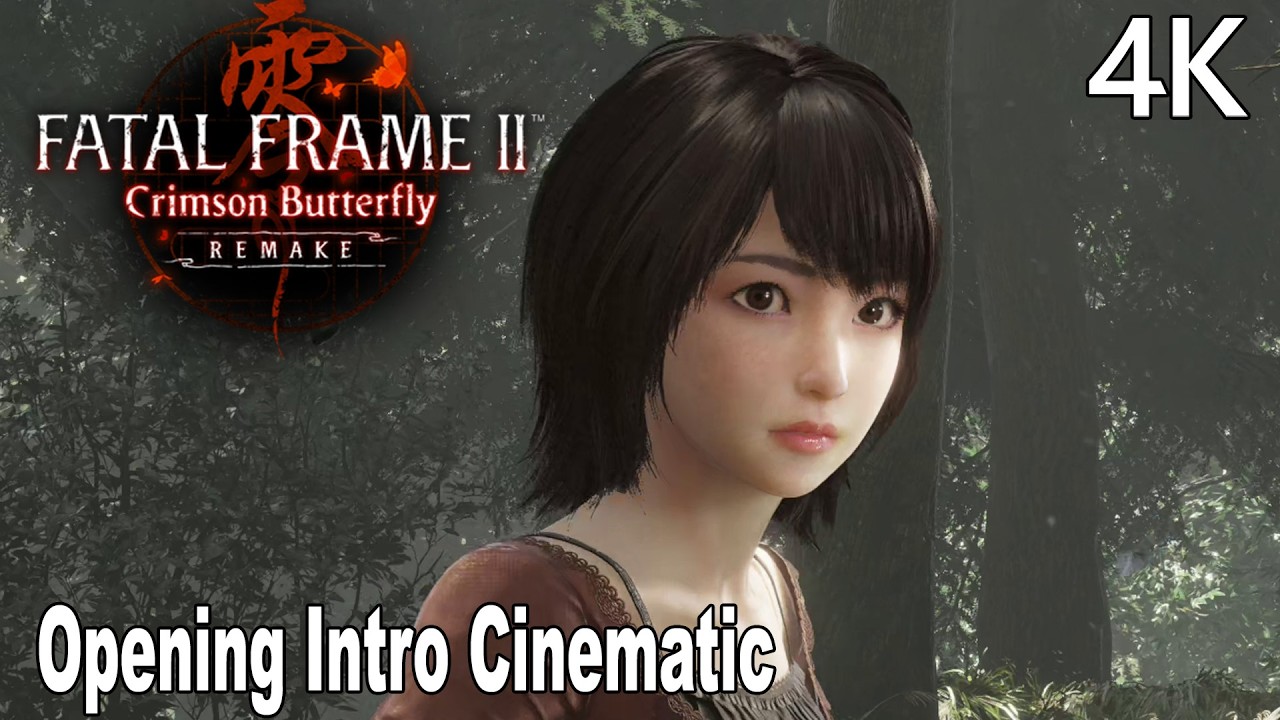 Fatal Frame 2 Crimson Butterfly Remake Opening Intro Cinematic 4K