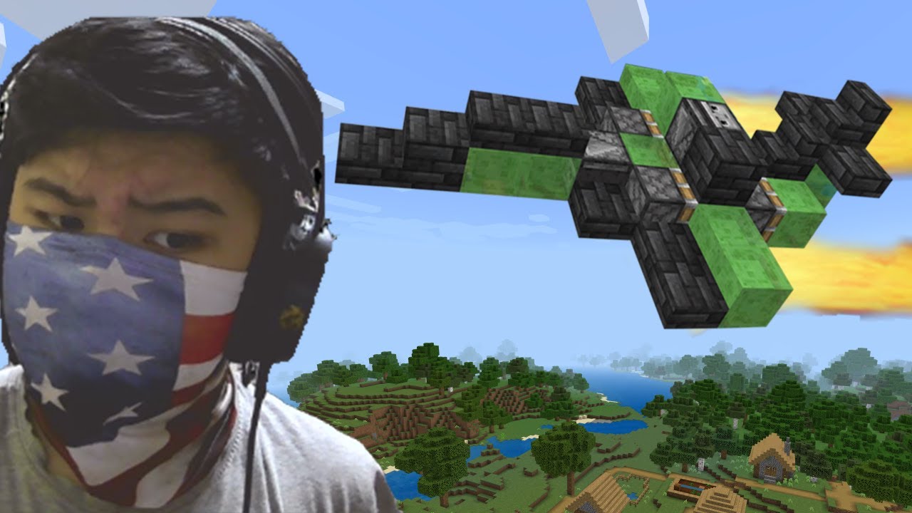 ဂျက်လေယာဥ◌် ကို Minecraft ထဲမှာဆောက်ခဲ့တယ် !! | ChipaCraftS3#7