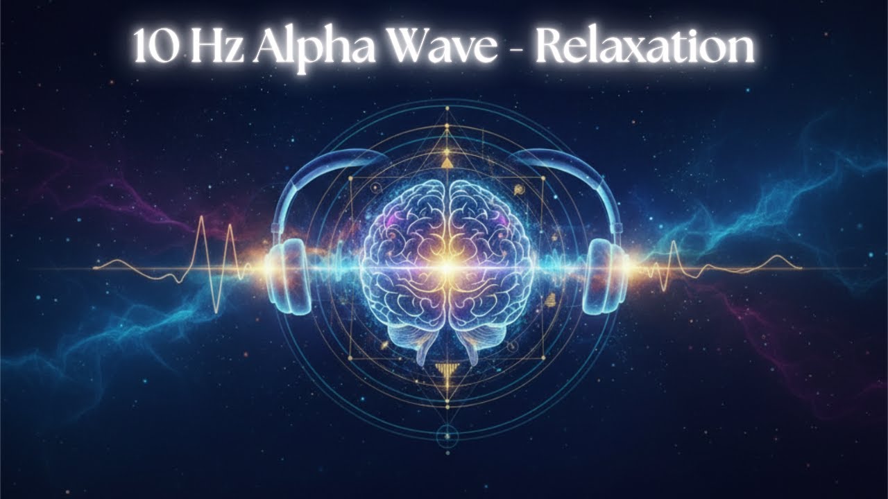 10 Hz Alpha Binaural Beats for Relaxation | 60 Minutes
