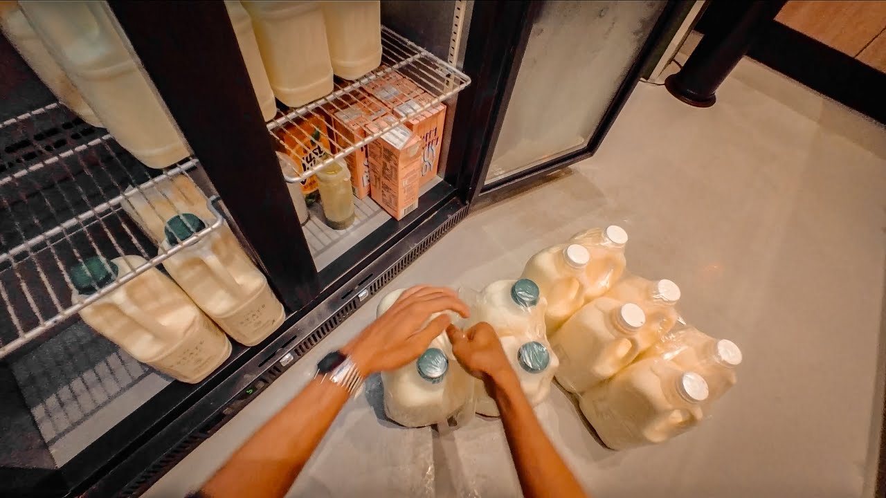 Barista morning routine POV
