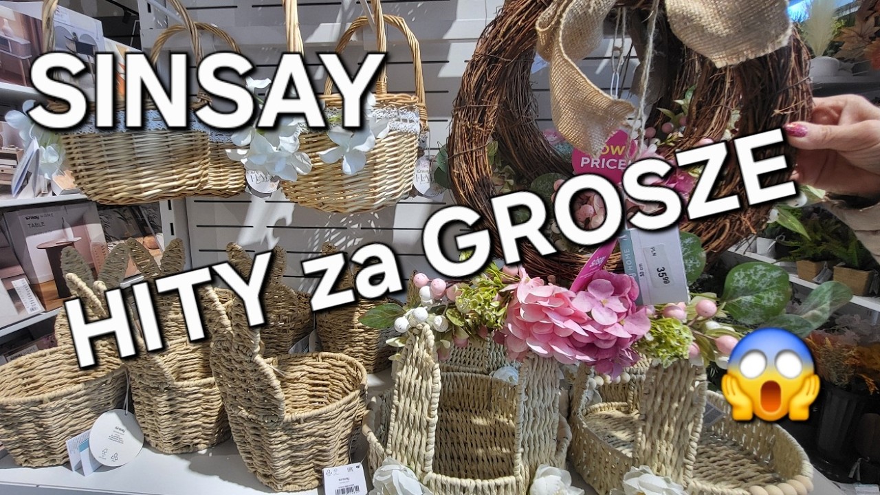 SINSAY✨NOWOŚCI WIOSENNE🌸Najnowsze dekoracje wielkanocne🐰