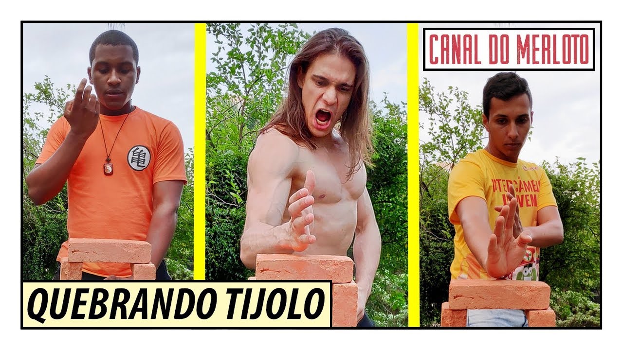 QUEBRANDO TIJOLO NA PORRADA 👊