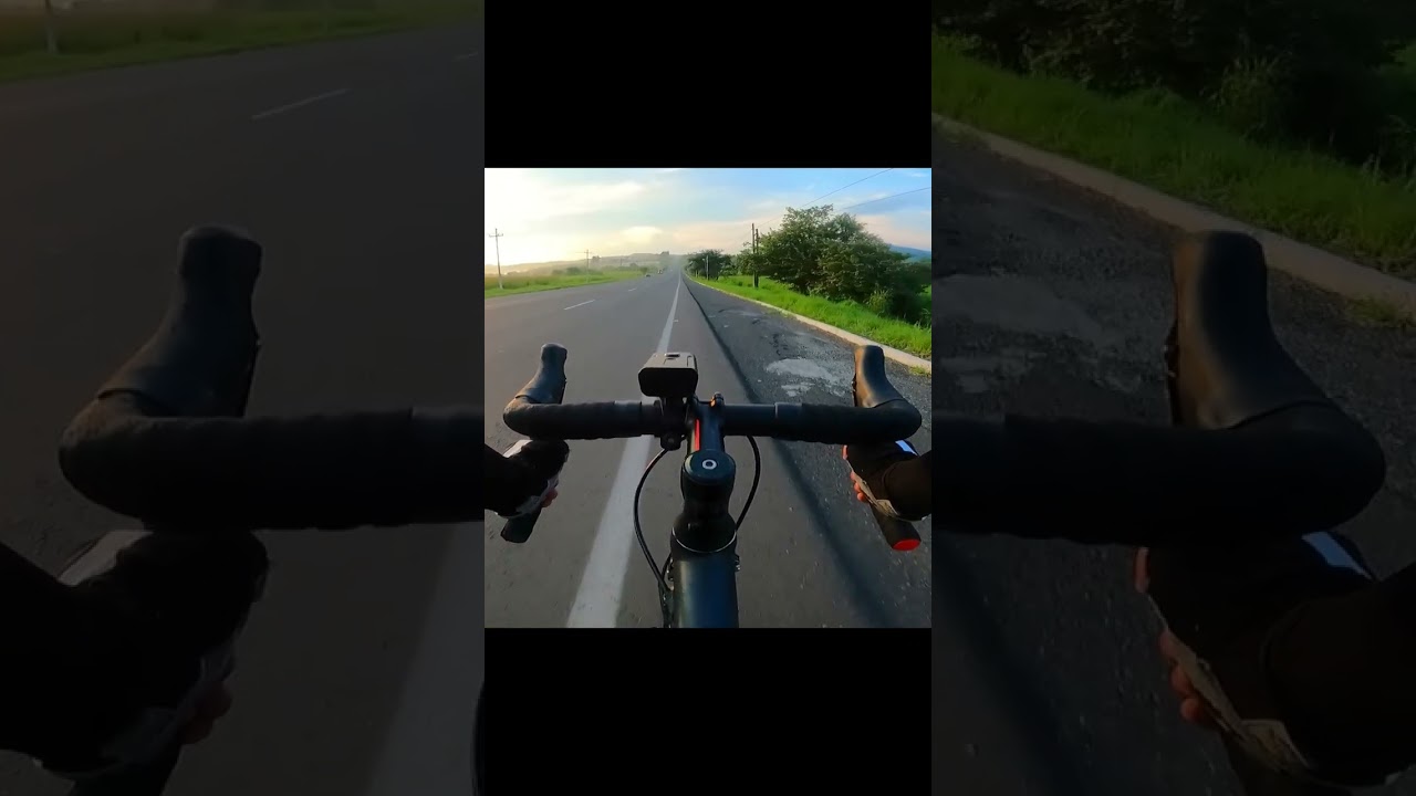 Entrene y super amanecer #cycling #ciclismo #carretera #ciclismoderuta #shorts