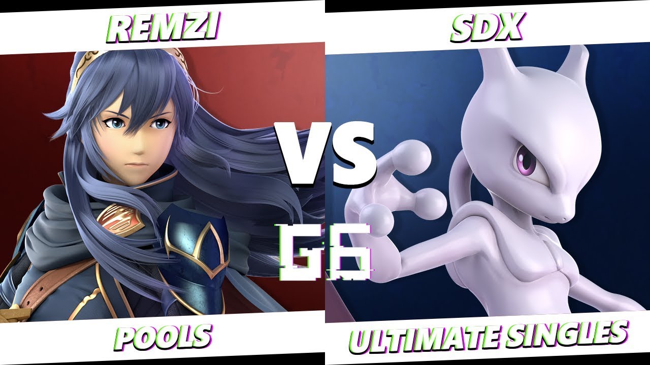 Glitch 6 SSBU - Remzi (Lucina) VS SDX (Mewtwo) Smash Ultimate Pools