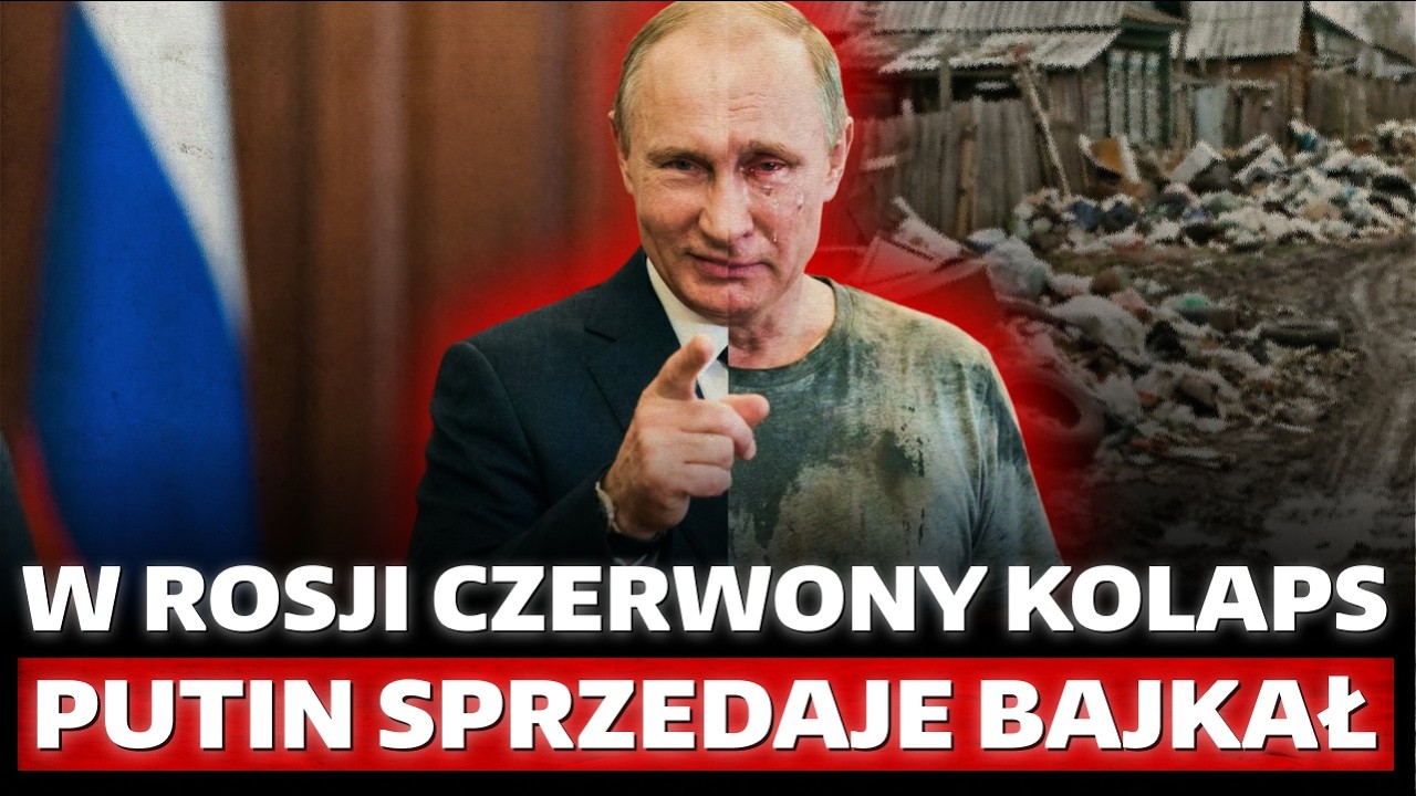 Panika w Moskwie. Putin WYWOZI ZŁOTO do Chin. Bankructwo Gazpromu. Deficyt budżetu już 8 BILIONÓW.