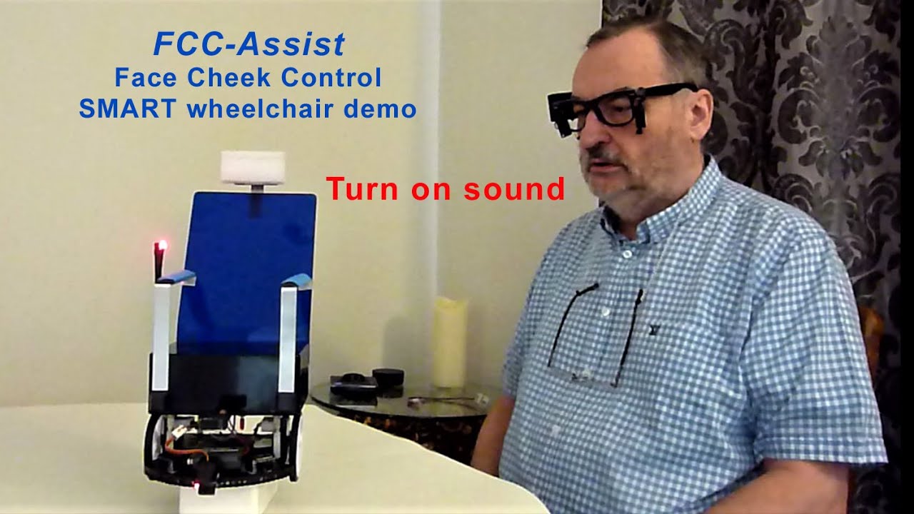 FCC-Assist glasses controlling wheelchair