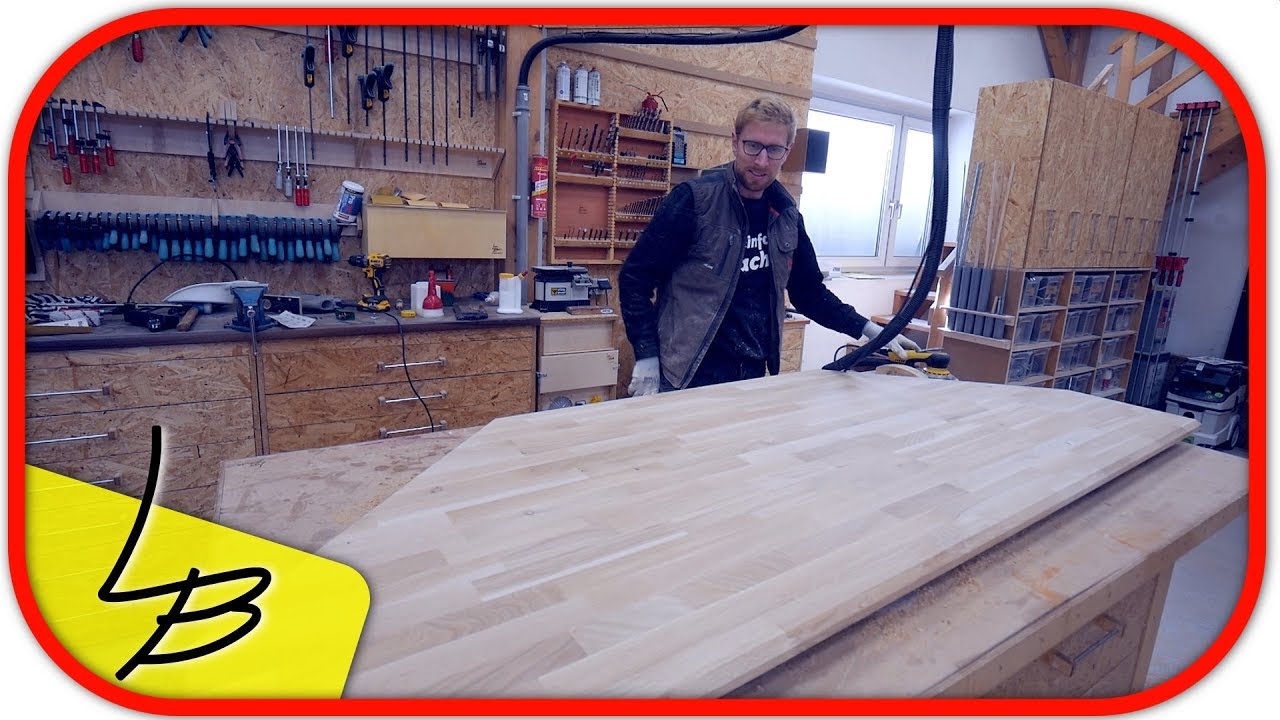 #5 Schreibtisch selber bauen | Die Tischplatte fertigen | Lets Bastel