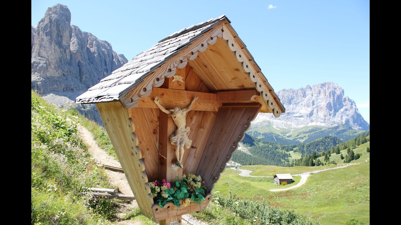 Kreuzbilder mit dem Lied Heilges Kreuz untermalt