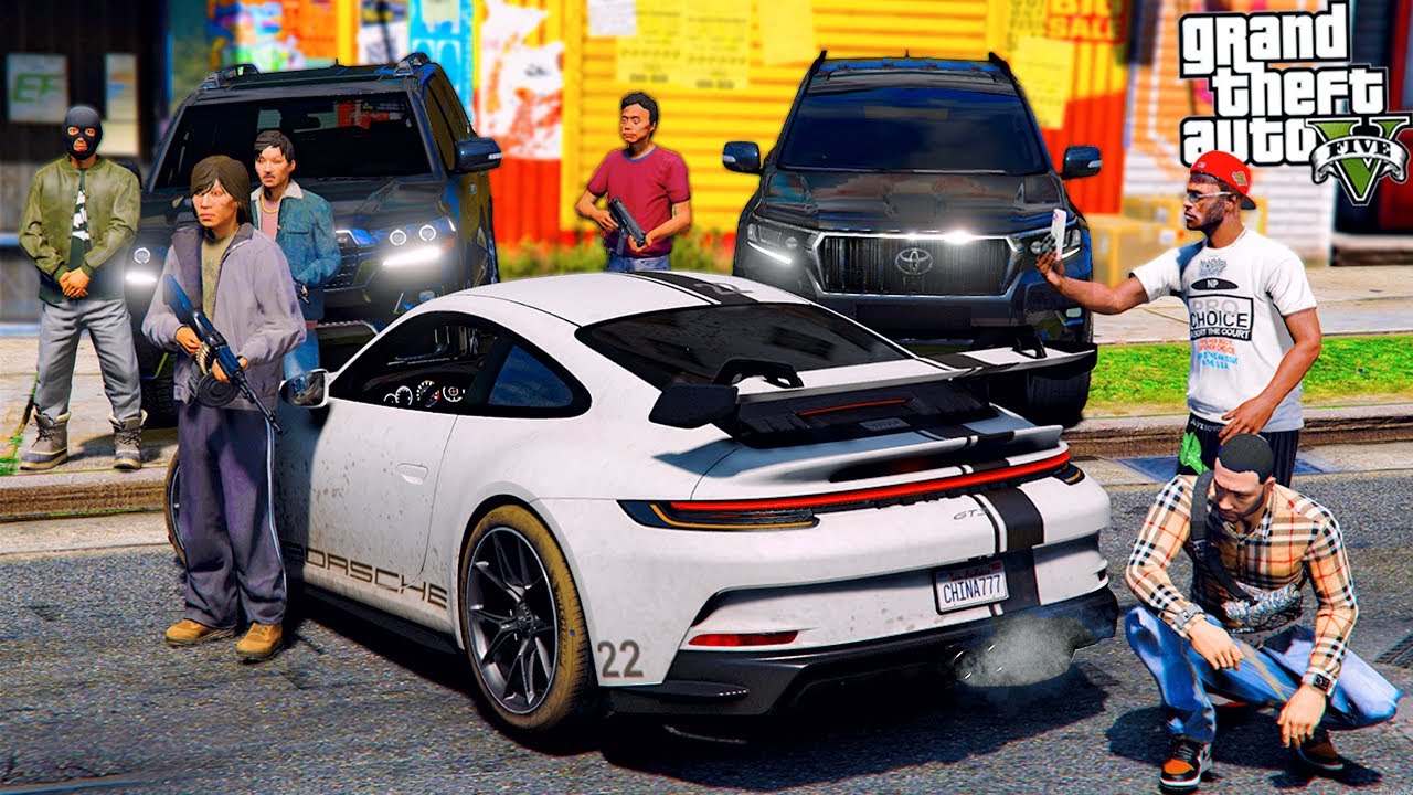 РЕАЛЬНАЯ ЖИЗНЬ В GTA 5 - ОТОМСТИЛИ КИТАЙСКОЙ МАФИИ! УГНАЛИ PORSCHE 911 GT3 НА ВЫХЛОПЕ! 🌊ВОТЕР