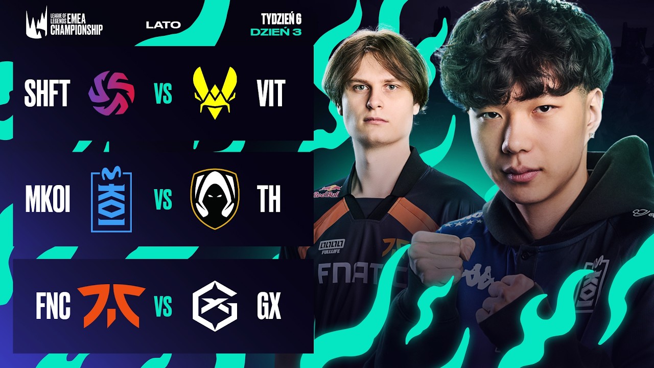 🔴MOVISTAR KOI vs TEAM HERETICS🔴GIANTX vs FNATIC🔴W6D3 LEC SUMMER 2026🔴