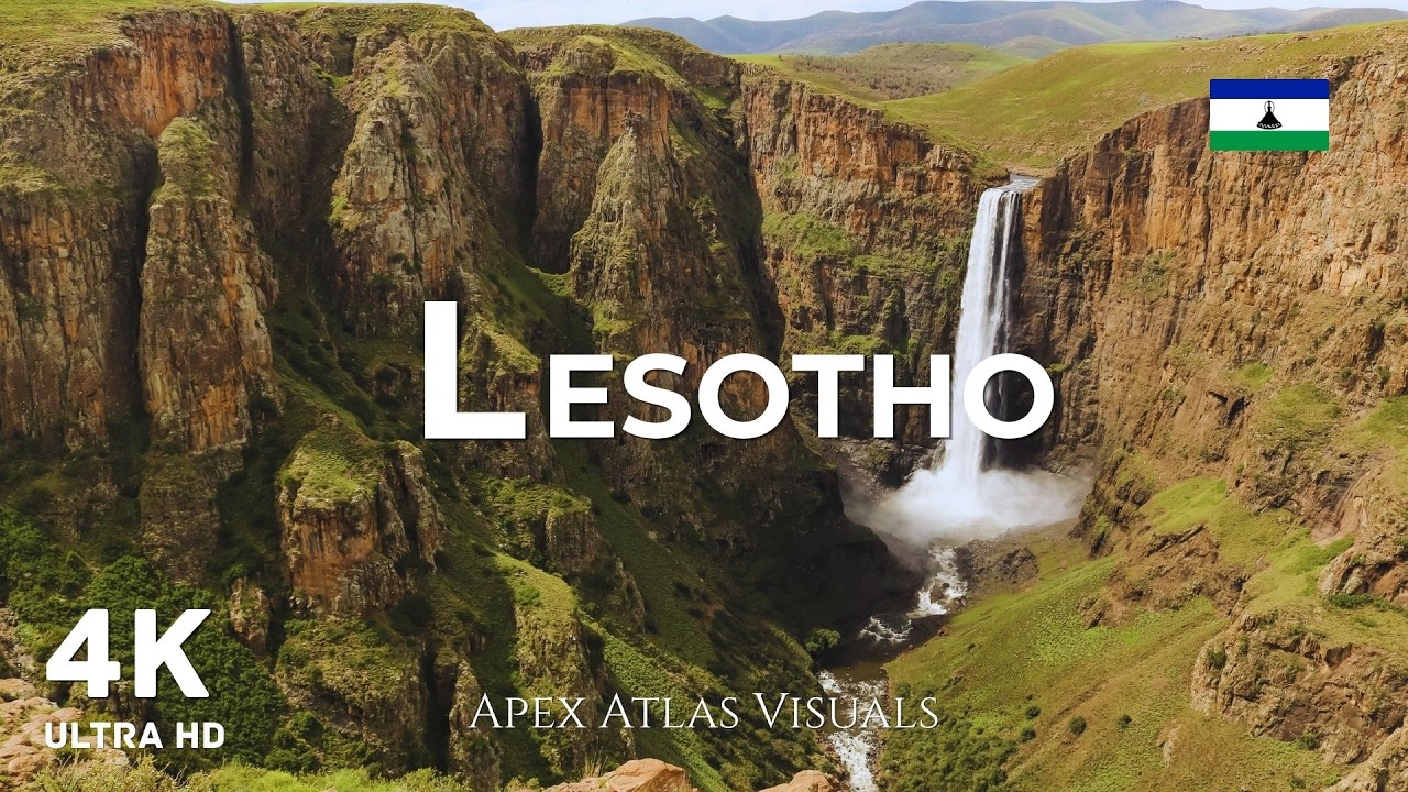 LESOTHO: 4K Cinematic Landscape Relaxation l Kingdom in the Sky