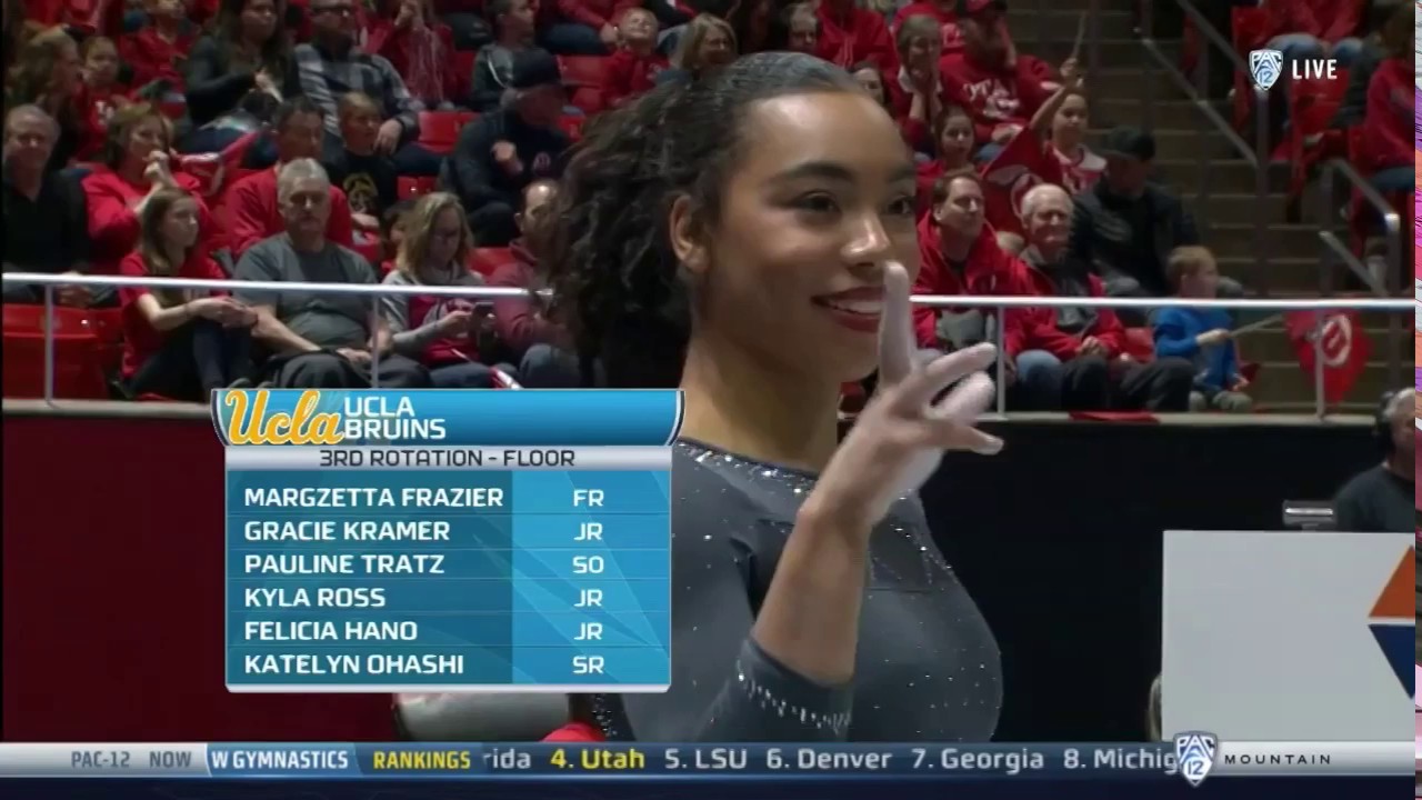 Margzetta Frazier (UCLA) 2019 Floor vs Utah 9.85