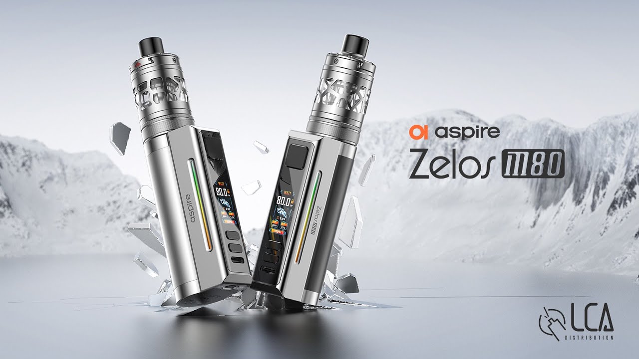 Notre avis sur le kit Zelos M80 d'Aspire - et son clearomiseur Nautilus 3SR !