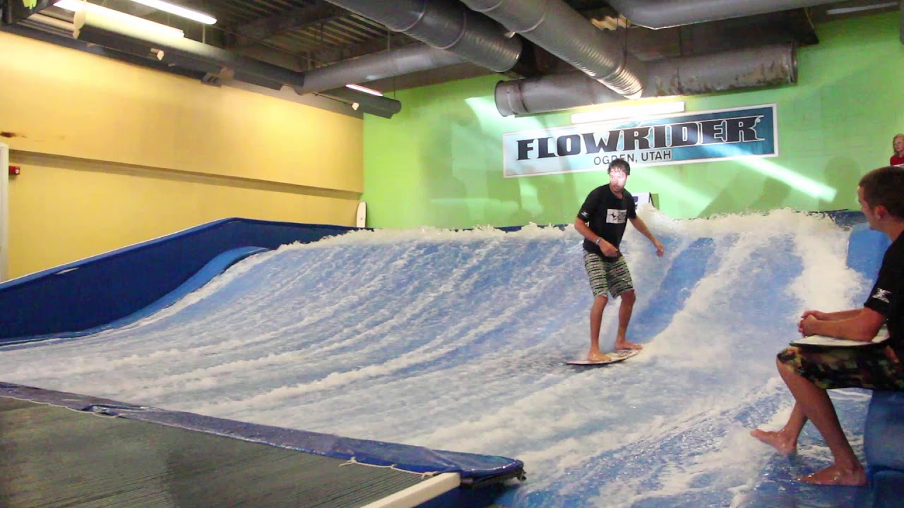 FlowRider Utah Ogden Pro Flowboarders Tricks and Fails Contest FLOW Tour Salomon Center