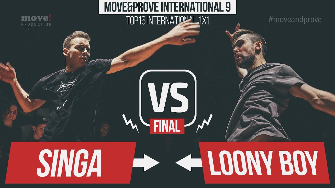 Loony Boy vs. Singa | FINAL |  Top16 International 1x1 @ Move&Prove 9 / 2016
