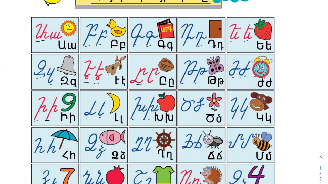 Writing Armenian - Thee Alphabet: Introduction (Primer/Refresher) [Western Dialect Pronunciation]
