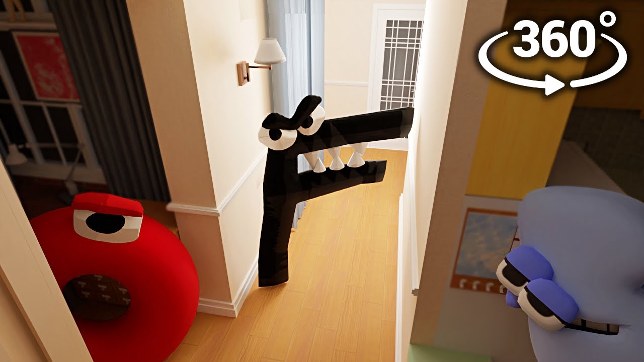 360&deg; Alphabet Lore enters your House in real life!
