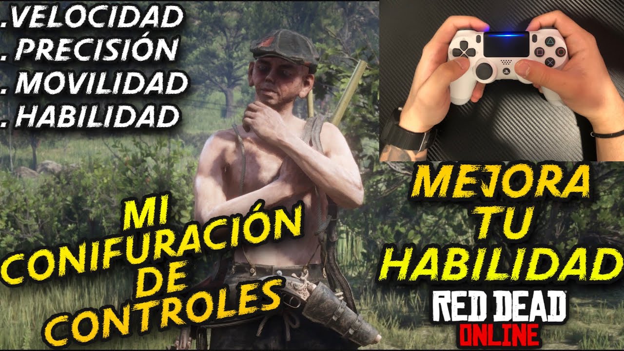 RDR2 Online 😱GUÍA mi configuración de controles🎮 para PVP Tiros a la cabeza MEJORA tu habilidad